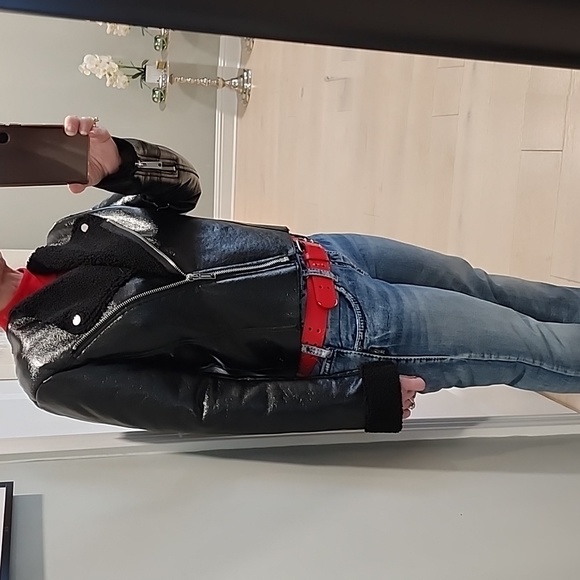 NWT Michael Kors Moto Jacket Size M - Picture 11 of 16